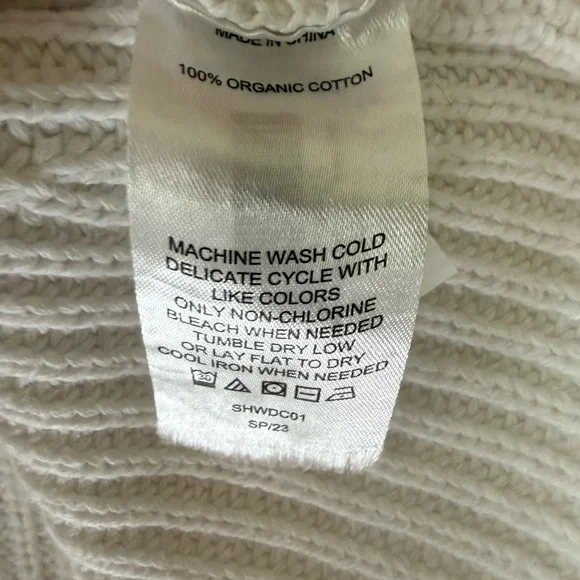 Quince Cream Ribbed Knit Pullover - Picture 5 of 13